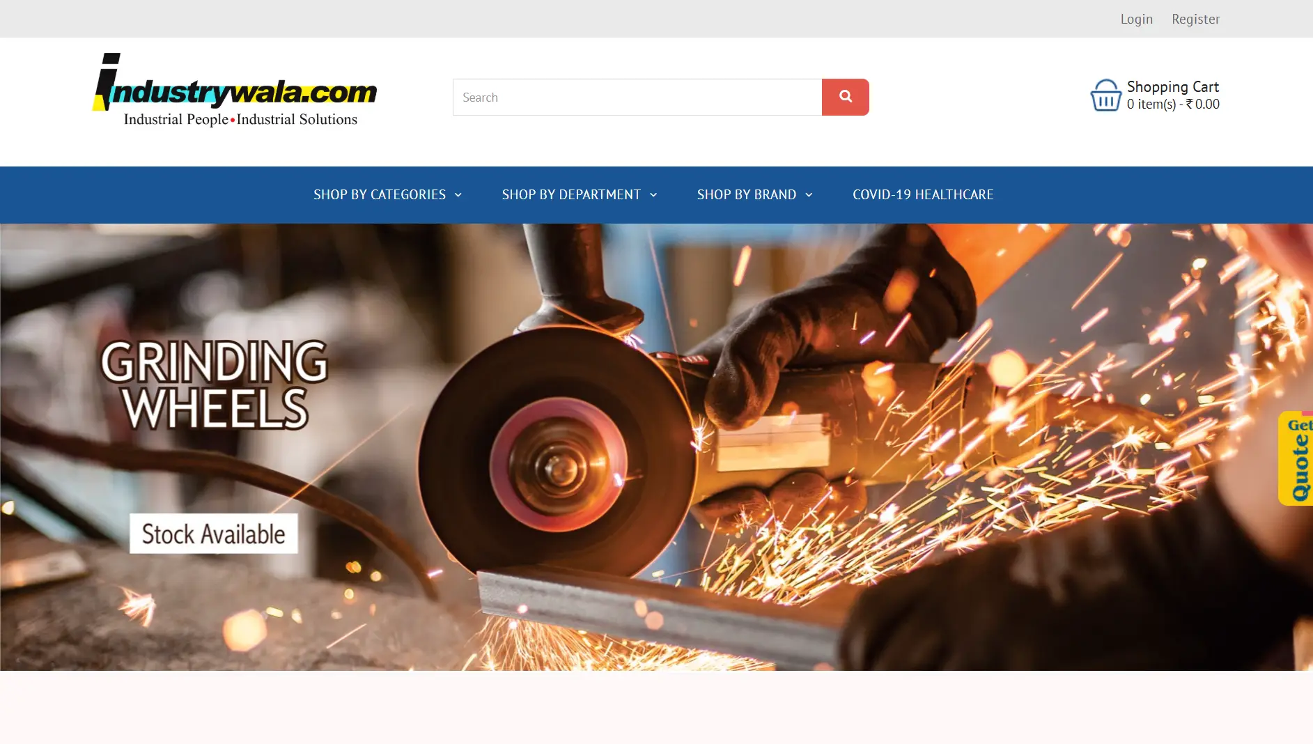 eCommerce Website for Industrial Tools